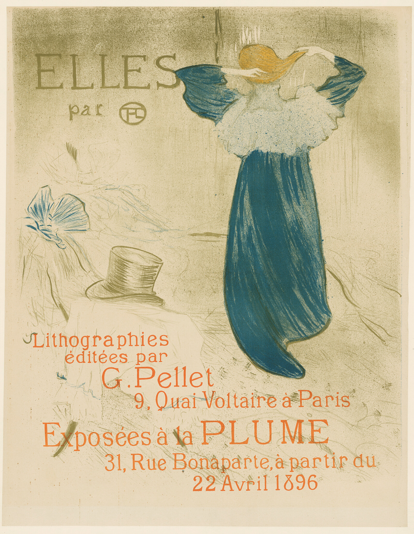 Lautrec poster for Elles